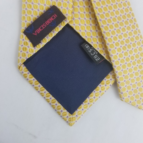 Vincis Bench Silk Tie - Picture 2 of 4